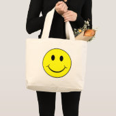 gezicht grote tote bag (Voorkant (product))