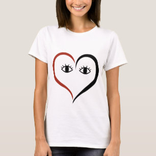 Gezicht Hart T-shirt