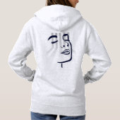 gezicht hoodie (Achterkant)