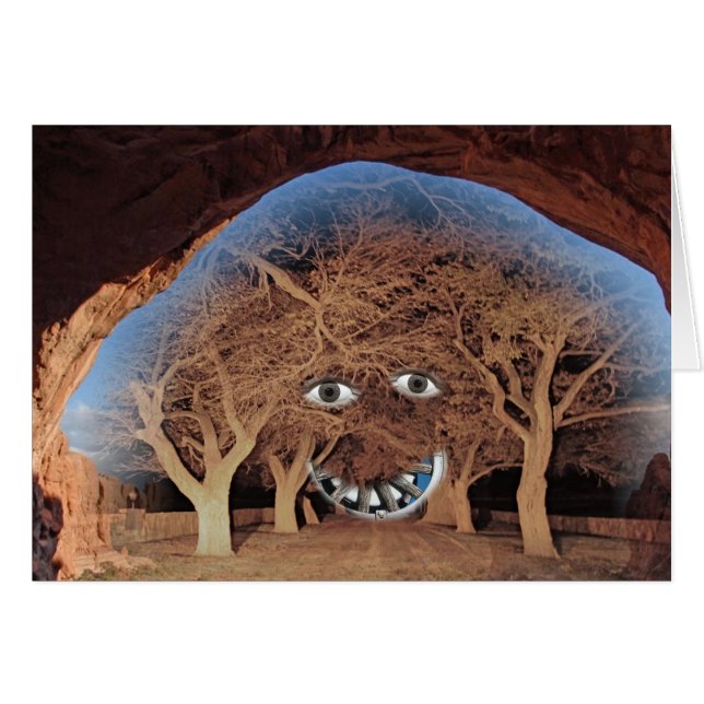 GEZICHT IN DE BOMEN (Voorkant Horizontaal)