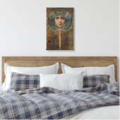 Gezicht in Spiegel  Art Nouveau Canvas Art (Insitu (Slaapkamer))