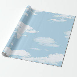 Gezicht in wolken cadeaupapier