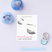 Gezicht lange wimpers Wimper Extensie Flyer (Enkel)