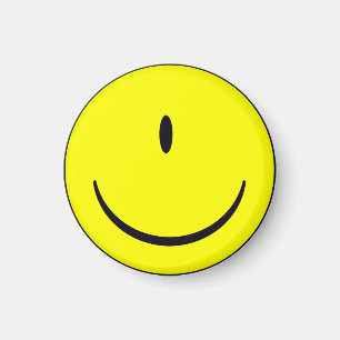 Gezicht met één oog grappige Button badge Magneet