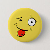 Gezicht met Pierced Tongue Button (Voorkant)