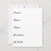 Gezicht met Rode ballonnen Kaart (Achterkant)