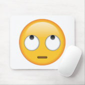 Gezicht met rologen - Emoji Muismat (Met muis)