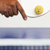 Gezicht met Stuck-Out Tong en Winking Eye Pingpongballen (Peddel)