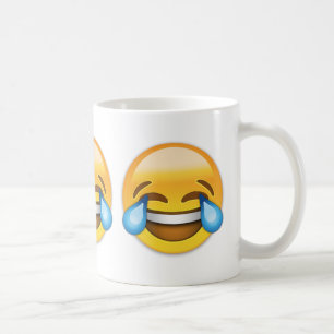 Gezicht met tranen van Joy Emoji Koffiemok