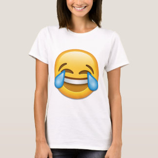 Gezicht met tranen van Joy emoji T-shirt