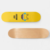 Gezicht met tranen van vreugde skateboard (Horizontaal)