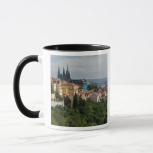 Gezicht op de Sint-Vituskathedraal, Praag, Tsjechi Mok