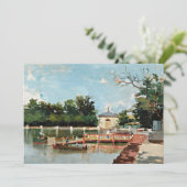 Gezicht op de steiger | Joaquín Sorolla (Staand voorkant)