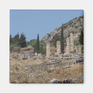 Gezicht op Delphi, Griekenland Magneet