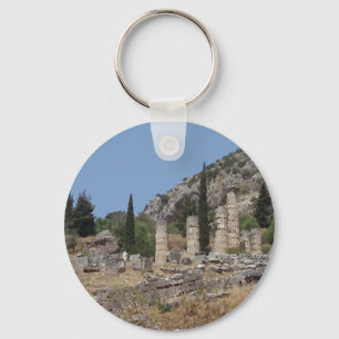 Gezicht op Delphi, Griekenland Sleutelhanger
