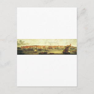 Gezicht op Dordrecht vanuit het noorden door Adam  Briefkaart