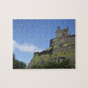 Gezicht op Edinburgh Castle, Edinburgh, Schotland, Legpuzzel