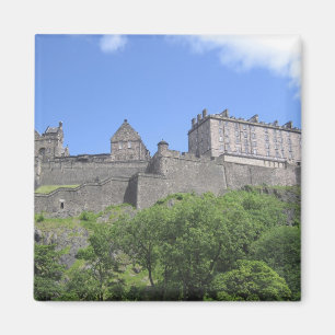 Gezicht op Edinburgh Castle, Edinburgh, Schotland, Magneet