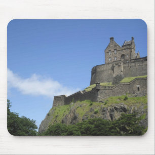 Gezicht op Edinburgh Castle, Edinburgh, Schotland, Muismat