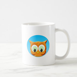 Gezicht op een kleine boomgaard koffiemok