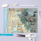 Gezicht op een Zuid-Franse stad van Childe Hassam Tissuepapier (Craft)