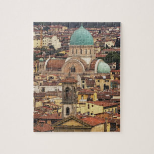 Gezicht op Florence, Italië vanuit Piazza Legpuzzel