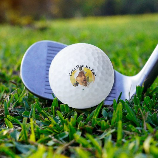 Gezicht op golfbal grappig Pap cadeau Golfballen
