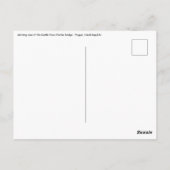 Gezicht op het kasteel vanaf de Charlesbrug in Pra Briefkaart (Achterkant)