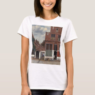 Gezicht op huizen in Delft door Johannes Vermeer T-shirt