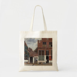 Gezicht op huizen in Delft Het Straatje Tote Bag