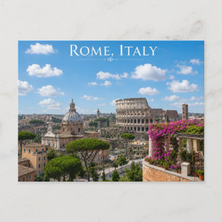 Gezicht op Rome Briefkaart
