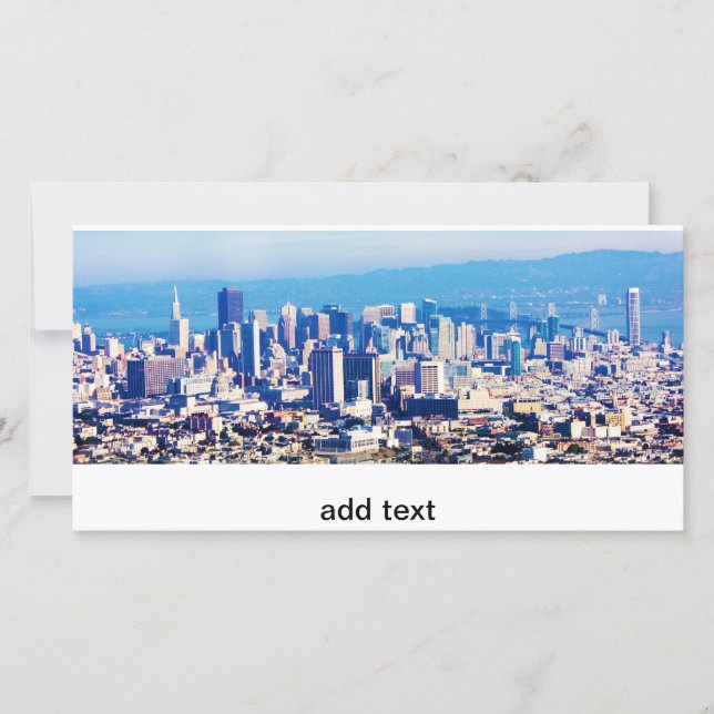 Gezicht op San Francisco panorama (Voorkant)