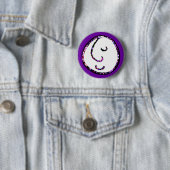 gezicht ronde button 5,7 cm (In situ)
