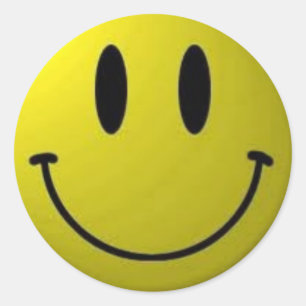 Gezicht Ronde Sticker