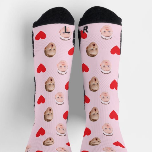 Gezicht Sokken, Aangepaste Foto Sokken, Baby Gezic Sokken (Top)