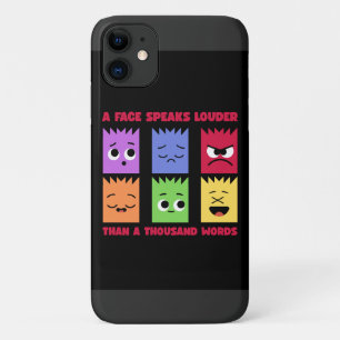 gezicht spreekt luider dan duizend woorden iphone 11 hoesje