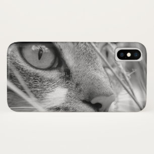 Gezicht van een kat iPhone x hoesje