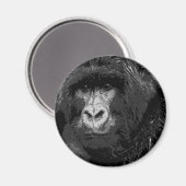 Gezicht van Gorilla Magneet (Voorkant / Achterkant)