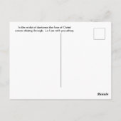 Gezicht van het Briefkaart van de optische illusie (Achterkant)