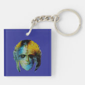 Gezicht van het verleden - sleutelhanger (Achterkant)