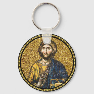 Gezicht van Jezus Christus Orthodox Haga Sophia Ic Sleutelhanger