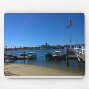 Gezicht vanaf Balboa Island, Newport Beach, Califo Muismat