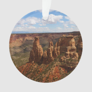 Gezicht vanaf Canyon Rim Trail bij Colorado Monume Ornament
