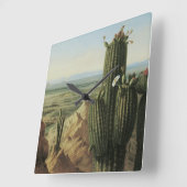 Gezicht vanaf Maricopa Mountain bij Rio Gila door Vierkante Klok (Hoek)