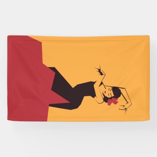 Gezichtelijk С gehiseled Flamenco Spandoek (Horizontaal)
