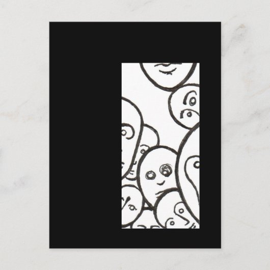 Gezichten Briefkaart (Voorkant)