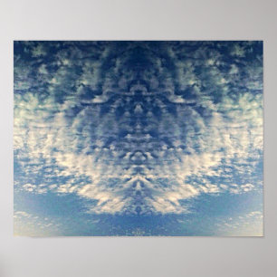 Gezichten in de hemel poster