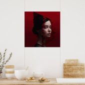 Gezichten in de Mode Poster (Keuken)