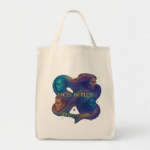 Gezichten in Flux Canvas tas – Artistic Identity F