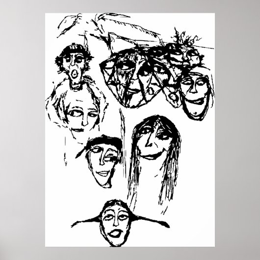 GEZICHTEN POSTER (Voorkant)